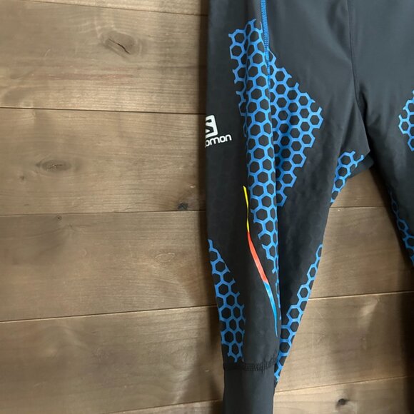 SALOMON Exo S Lab S-Lab Technical Nordic Tights Sz L ~ NWT! - Picture 2 of 8